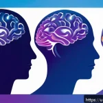 Home 23 실생활에서의 뇌파 조절 사례 - A detailed and educational digital illustration depicting the five major brain waves—Delta, Theta, A...